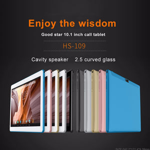 MTK Quad-Core Metal 10.1 Inches Android Tablet PC With 1GB RAM, 16GB ROM, 4200mAh Battery Gold
