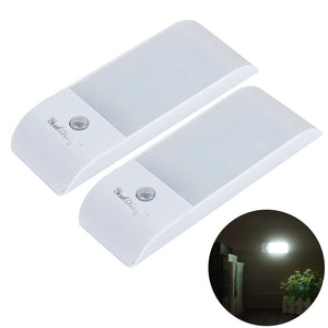 YouOKLight Portable Motion Sensing Closet Cabinet DIY Cold White Light LED Night Lights for Indoor Night Lighting, 2PCS