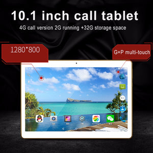 10.1 Inches Business Tablet PC With 2GB RAM, 32GB ROM, Dual SIM Dual Standby, 4G Call White