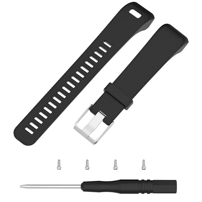 IMOS Replacement Smart Watch Watchband for Garmin Vivosmart HR+ - Black