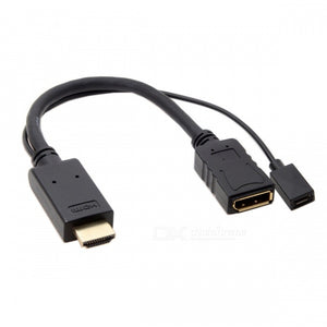 CY DP-064 HDMI Source to Female DisplayPort DP Sink 4K 2K Video Cable