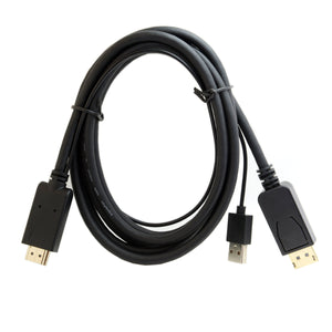 CY DP-070 HDMI Source to Male DisplayPort DP Sink 4K 2K Video Cable