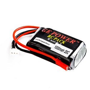 GE POWER 1PCS 7.4V 20C 1000mAh JST High Lipo Battery for RC Helicopter Quadcopter