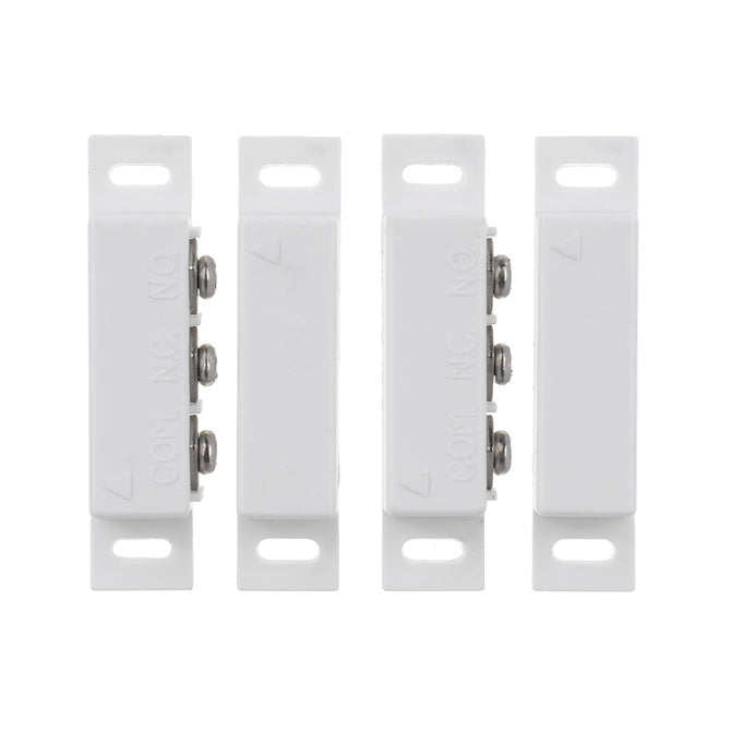 MC-31B 2 Sets Normally Closed / Open Magnetic Door Contact Reed Switches - White