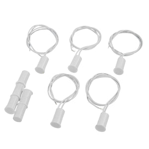 RC-33 5PCS Wired Door Magnetic Reed Switches Alarms Set - White