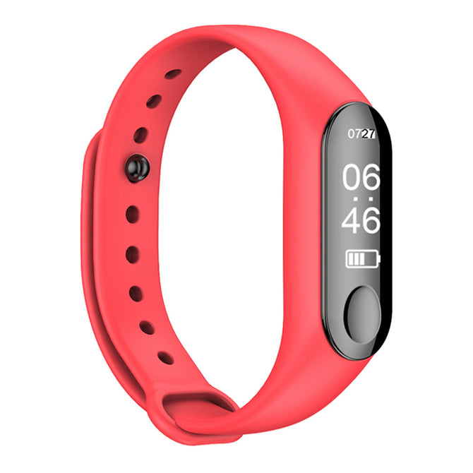 VRrobot M3 Smart Bracelet Three Generations Smart Watch Fitness Tracker - Red