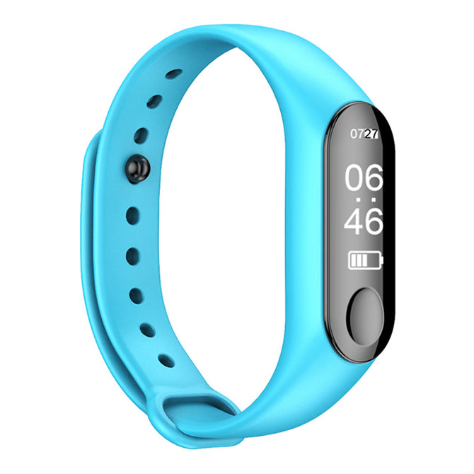 VRrobot M3 Smart Bracelet Three Generations Smart Watch Fitness Tracker - Blue