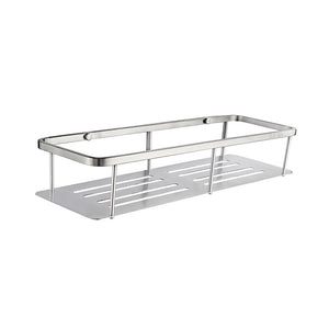 SUS304 Stainless Steel Wall Mounted Shelf For Bathroom Accessory Shelf SBH185A 40cm - Silver