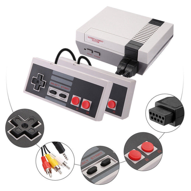 NE Mini Edition Classic Games Console Built-in 500&620 Classic Nintendo Games US Plug