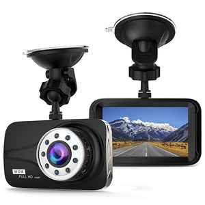 1080P 3" LCD Car DVR Singnal Camera Video Recorder with G-Sensor / Night Vision / Motion Detection / WDR 170 Degree Wide Angle