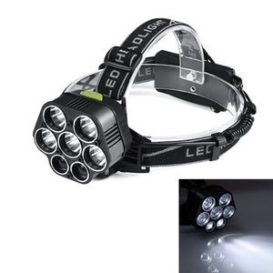 507 6-Mode White Head Light Headlamp