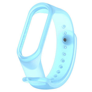 IMOS Smart Bracelet Noctilucent Translucent Watch Band For XIAOMI Mi Band 3 - Translucent Blue
