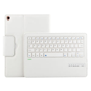 COOHO IP091 lychee Pattern Detachable Keyboard Case for IPAD Pro 10.5 Inches - White