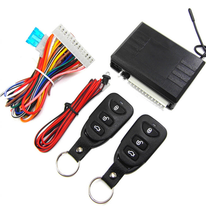 M616-8113 Car Keyless Access to Central Lock with Indicator + 2 Remote Controls - Black