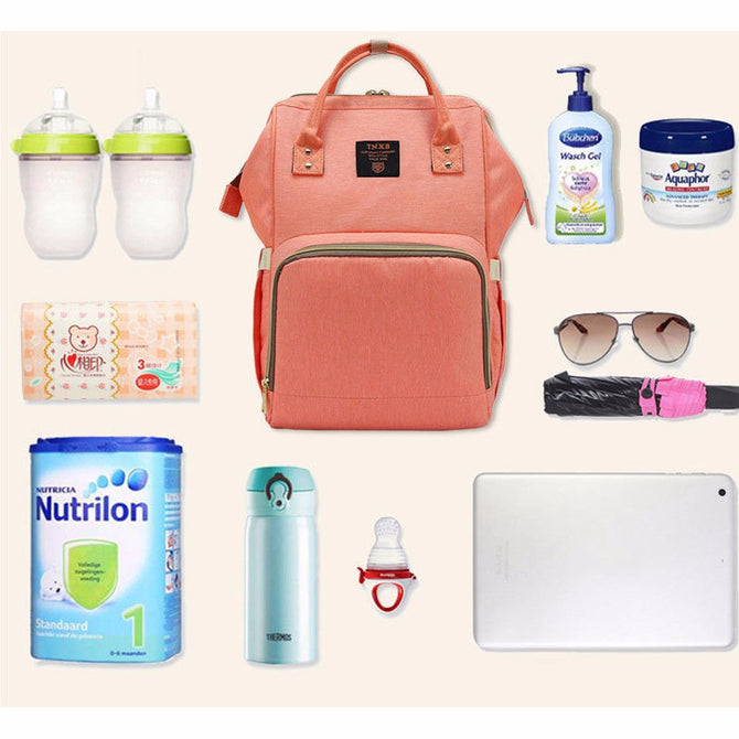 Mummy Maternity Nappy Bag Brand Large Capacity Baby Bag Travel Backpack Designer Nursing Bags For Baby Care Black