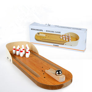 Wooden Mini Bowling Toy, Children Puzzle