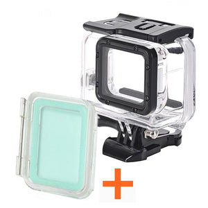 XSUNI Waterproof Diving Protective Housing Enclosure Case for Gopro Hero 6 5