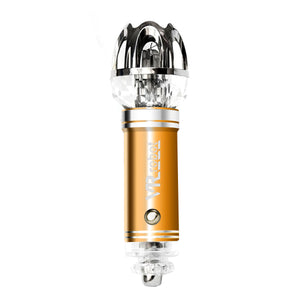 JO-6281Car Air Purifier Ionizer Oxygen Ozone Bar - Gold