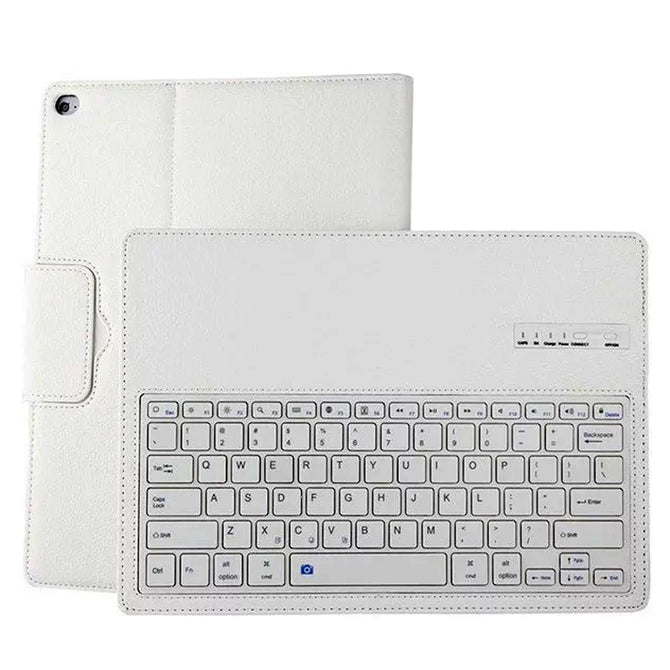Slim Removable Wireless Keyboard Folio Case Stand for IPAD Pro12.9 - White