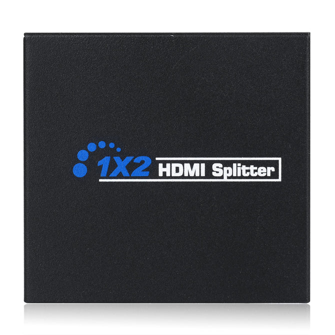 HMDI 1 to 2 HDMI 1080P Splitter One Input Two Output - Black