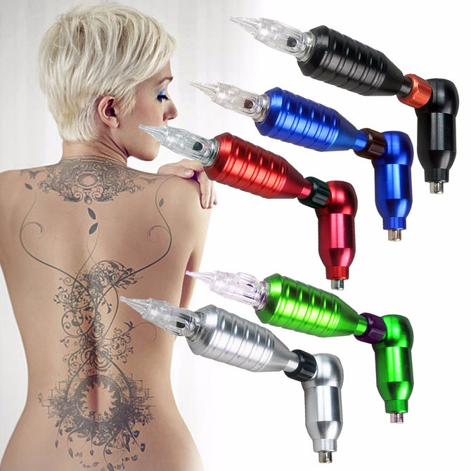 Tattoo Permanent Makeup Pen Machine, Eyebrow Lip Tattoo Machine Swiss Motor Pen Gun With RCA Port Black