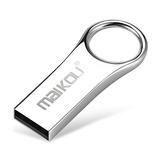 MAIKOU Small Racket USB 2.0 64G Waterproof U Disk USB Driver - Silver Gray