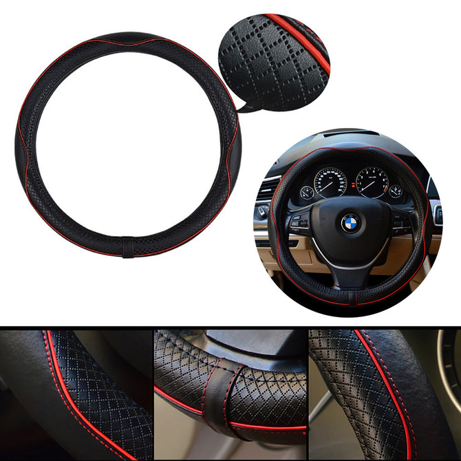 ESAMACT Embossed Steering Wheel Cover for BMW, CRV