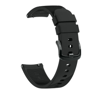 Huami Mi Dynamic Silicone Strap Youth Version Twill Silicone Strap - Black