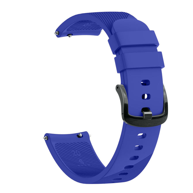 Huami Mi Dynamic Silicone Strap Youth Version Twill Silicone Strap - Blue