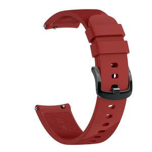Huami Mi Dynamic Silicone Strap Youth Version Twill Silicone Strap - Red
