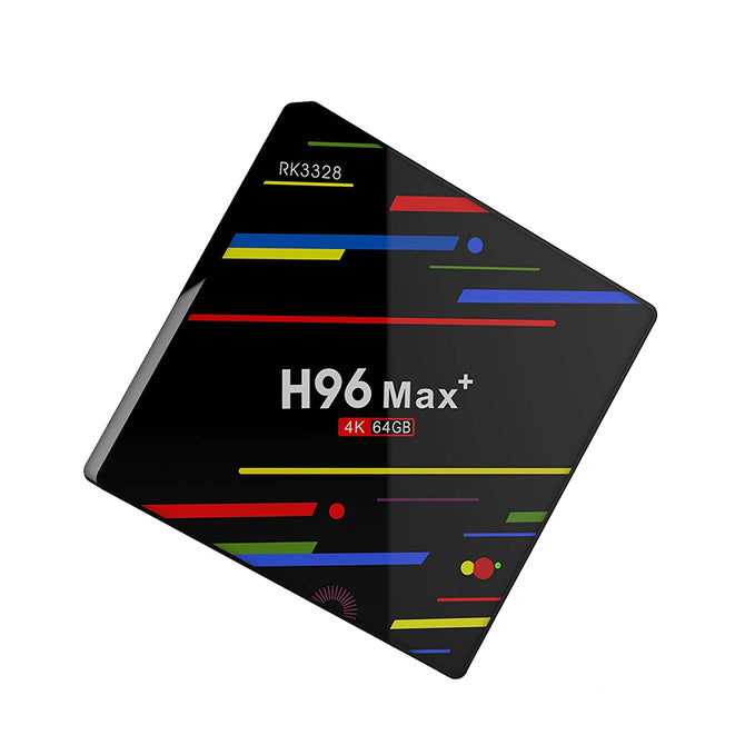 XSUNI H96 Max+ RK3328 Player Android 8.1 Smart HD TV Box 4GB RAM, 64GB ROM, EU Plug