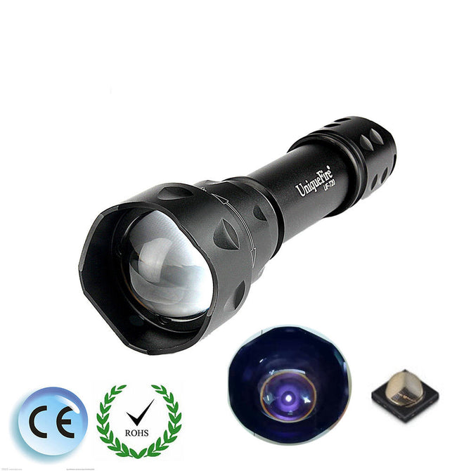 ESAMACT IR 940nm 3 Modes LED Night Vision Zoomable Rechargeable Flashlight Infrared Light Adjustable Torch