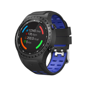 M1 1.3" Large Screen Smart Bluetooth Watch / Dynamic Heart Rate Monitoring / Multiple Motion Mode /IP67 Waterproof - Blue