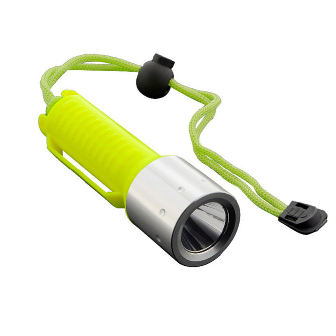 ESAMAC LED flashlight CREE T6 LED Waterproof Underwater Diving Flashlight Torch Light Lamp - Yellow