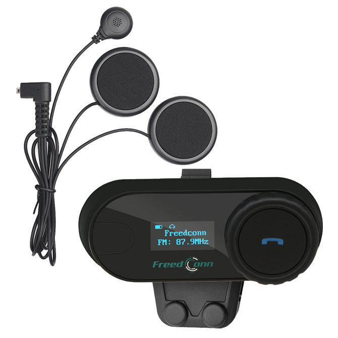 TCOM-SC BT Interphone, Motorcycle Helmet Wireless Bluetooth Headset Intercom - EU Plug