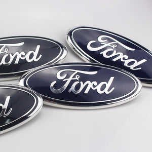 Auto Car Front Logo Sticker Emblem Badge For Ford, Car Styling Accessories Decorative Sticker Decal Blue