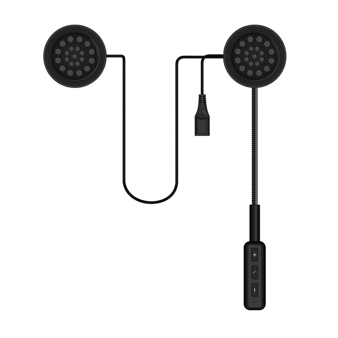 VRrobot MH01 Bluetooth Motorcycle Helmet Headset, Hands Free Wireless Earphone for Motorbike