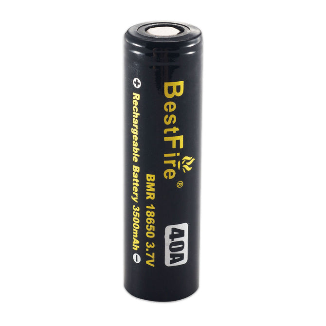 BestFire IMR 18650 3500mAh 40A Rechargeable Lithiun Battery - Black