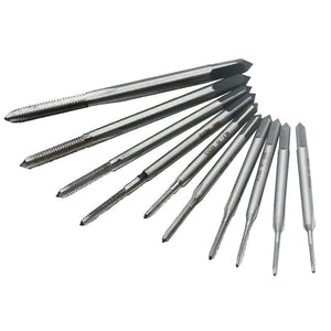 10pcs M1-M3.5 Watch Repairing Mini Tap Set - Silver