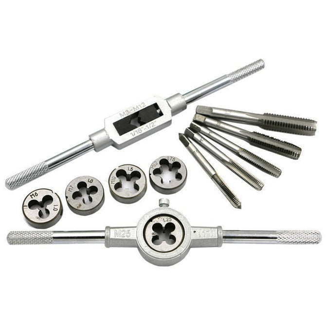 12-Piece Tap and Die Wrench Tool Set