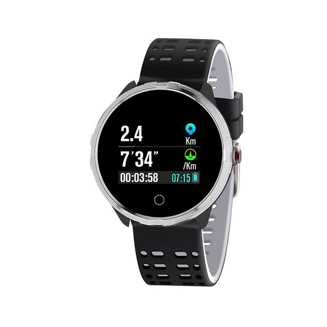 X7 Smart Bracelet Heart Rate Monitor Pedometer Sleep Tracker IP68 Waterproof Fitness Tracker - Grey