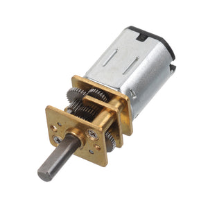 N20 DC 6V 30Rpm Metal Gear Motor - Silver + Golden