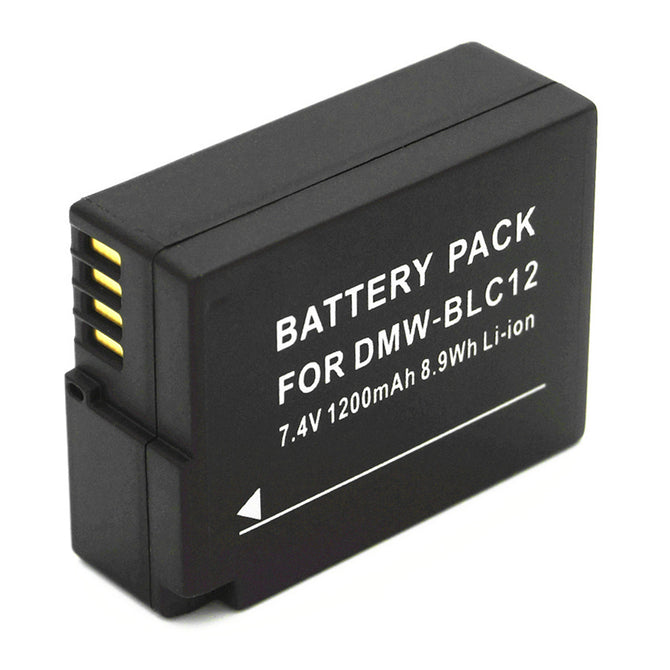 DMW-BLC12 Lithium Battery Suitable for Panasonic G85/80 FZ200GK G5 G6 GX8 1200mAh - Black