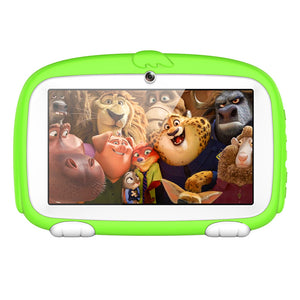 Q718 7 Inches Enfants Tablet PC with 1GB RAM, 8GB ROM - Green