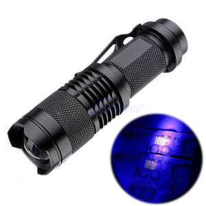 AIBBER TONE UV Flashlight Torch Light, Ultra Violet Light Blacklight UV Lamp for Marker Checker Detection SK68