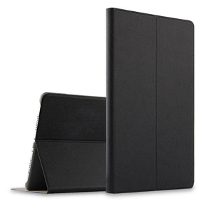 Protective PU+ PC Cover Case with Stand for Xiaomi Mi Pad 4 Plus - Black