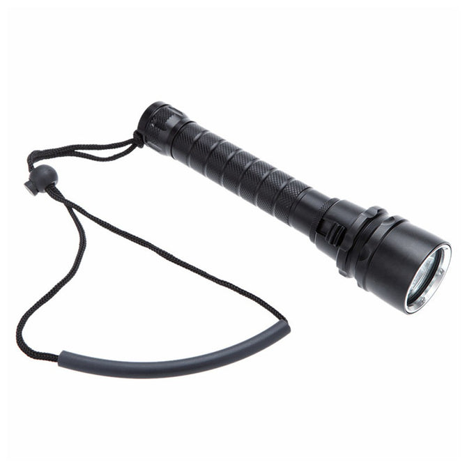 Professional Diving Flashlight Torch 3 X CREE XML-T6 Underwater Diving Lanterns Waterproof Light Lamp White/Black