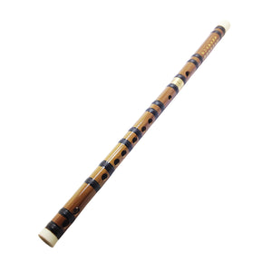 Brass Double Festival Fife Natural Bamboo Flute