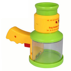 Bug Catcher And Viewer Insect Magnifier Microscope Magnifying Glass Scientific Exploration Catching Kit Yellow