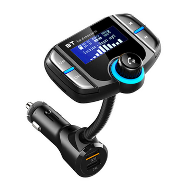 BT70 Car Bluetooth FM Transmitter Modulator 2 USB Charger QC3.0 Handsfree Audio MP3 Player AUX SD USB Flash